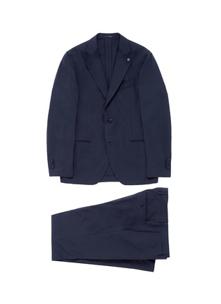 Main View - Click To Enlarge - LARDINI - Wool tuxedo suit