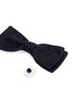Detail View - Click To Enlarge - LARDINI - Diamond jacquard silk bow tie