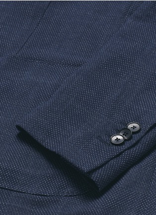 Detail View - Click To Enlarge - LARDINI - 'Supersoft' check jacquard suit