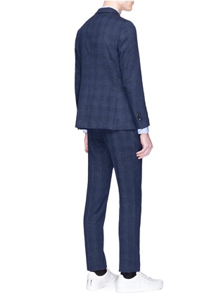 Back View - Click To Enlarge - LARDINI - 'Supersoft' check jacquard suit