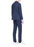 Back View - Click To Enlarge - LARDINI - 'Supersoft' check jacquard suit