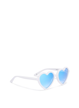 Figure View - Click To Enlarge - SONS + DAUGHTERS - 'Lola' heart frame acetate kids sunglasses
