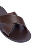 Detail View - Click To Enlarge - ANCIENT GREEK SANDALS - 'Kritonas' cow leather slide sandals