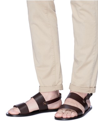 Figure View - Click To Enlarge - ANCIENT GREEK SANDALS - 'Dinatos' cow leather slingback sandals