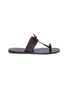 Main View - Click To Enlarge - ANCIENT GREEK SANDALS - 'Menelaos' knot strap leather sandals