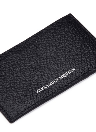Detail View - Click To Enlarge - ALEXANDER MCQUEEN - Leather card holder