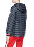 Back View - Click To Enlarge - MONCLER - 'Benitoite' zip hem belted down puffer jacket