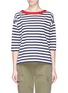 Main View - Click To Enlarge - MONCLER - Keyhole back stripe T-shirt