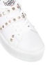 Detail View - Click To Enlarge - ASH - 'Clone' strass stud leather platform sneakers