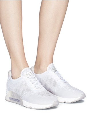 Figure View - Click To Enlarge - ASH - 'Lucky' mixed knit sneakers