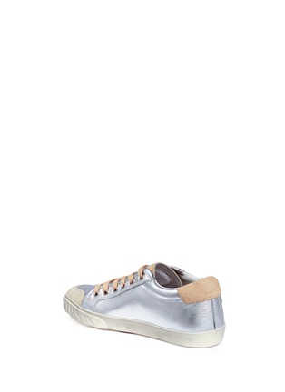Detail View - Click To Enlarge - ASH - 'Magic' star patch metallic leather sneakers