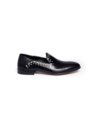 Main View - Click To Enlarge - ALEXANDER MCQUEEN - Hammered stud leather loafers