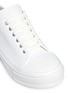 Detail View - Click To Enlarge - ALEXANDER MCQUEEN - Calfskin leather sneakers