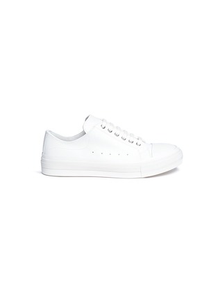Main View - Click To Enlarge - ALEXANDER MCQUEEN - Calfskin leather sneakers