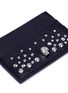 Detail View - Click To Enlarge - ALEXANDER MCQUEEN - Skull stud leather card holder