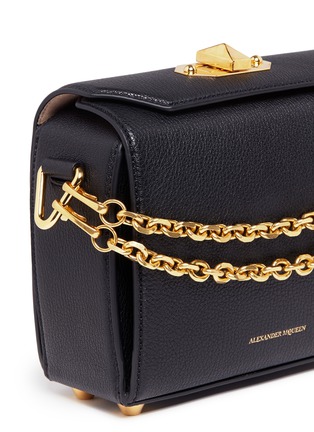 Detail View - Click To Enlarge - ALEXANDER MCQUEEN - 'Box Bag 19' in grainy leather