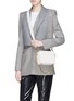 Figure View - Click To Enlarge - ALEXANDER MCQUEEN - 'Box Bag 16' in goatskin leather