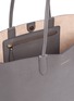 Detail View - Click To Enlarge - ALEXANDER MCQUEEN - Medium embossed leather shopper tote