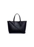 Main View - Click To Enlarge - ALEXANDER MCQUEEN - Mini embossed leather crossbody shopper tote