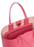 Detail View - Click To Enlarge - ALEXANDER MCQUEEN - Mini leather crossbody shopper tote