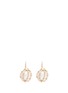 Main View - Click To Enlarge - ROSANTICA - 'Dessica' caged faux pearl drop earrings