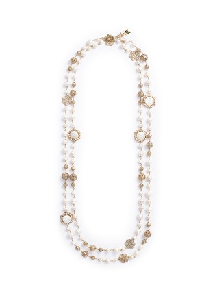 Main View - Click To Enlarge - ROSANTICA - 'Corte' faux pearl beaded necklace