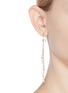 Figure View - Click To Enlarge - ROSANTICA - 'Allegria' faux pearl mismatched tassel drop earrings