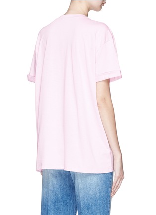 Back View - Click To Enlarge - STELLA MCCARTNEY - Star embroidered T-shirt