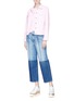 Figure View - Click To Enlarge - STELLA MCCARTNEY - Star embroidered T-shirt