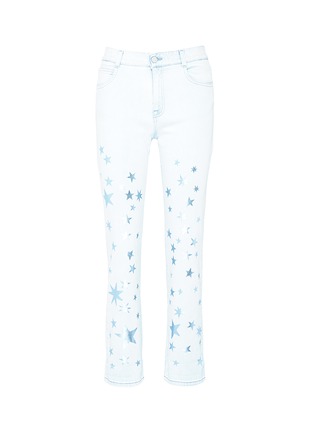 Main View - Click To Enlarge - STELLA MCCARTNEY - Star foil print boyfriend jeans