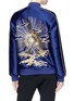 Back View - Click To Enlarge - STELLA MCCARTNEY - 'Lorinda' graphic embroidered satin bomber jacket