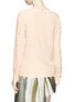 Back View - Click To Enlarge - STELLA MCCARTNEY - Faux pearl embellished silk crepe top