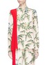 Main View - Click To Enlarge - STELLA MCCARTNEY - Sash drape Birds of Paradise print crepe shirt