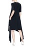 Figure View - Click To Enlarge - STELLA MCCARTNEY - Faux pearl embellished sash drape cady dress