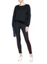 Figure View - Click To Enlarge - STELLA MCCARTNEY - Stripe outseam jogging pants