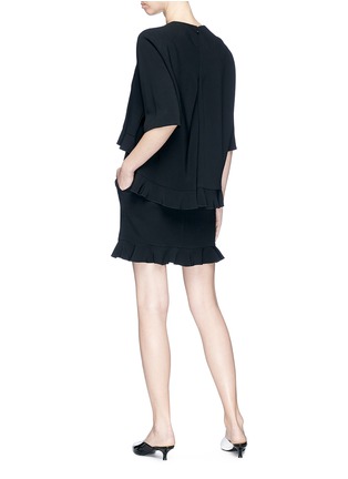 Figure View - Click To Enlarge - STELLA MCCARTNEY - Mock top layered ruffle trim dress