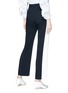Back View - Click To Enlarge - STELLA MCCARTNEY - Colourblock panel cady pants