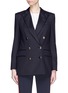 Main View - Click To Enlarge - STELLA MCCARTNEY - Double breasted twill blazer