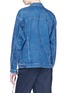 Back View - Click To Enlarge - STELLA MCCARTNEY - Star stitch denim jacket
