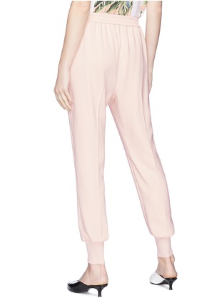 Back View - Click To Enlarge - STELLA MCCARTNEY - 'Julia' crepe cady jogging pants