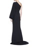 Figure View - Click To Enlarge - STELLA MCCARTNEY - 'Kate' one-shoulder balloon sleeve cady gown