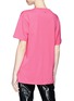 Back View - Click To Enlarge - VALENTINO GARAVANI - 'Pink is Punk' slogan print T-shirt
