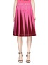 Main View - Click To Enlarge - VALENTINO GARAVANI - Colourblock pleated skirt