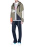 Figure View - Click To Enlarge - VALENTINO GARAVANI - Stripe outseam track pants