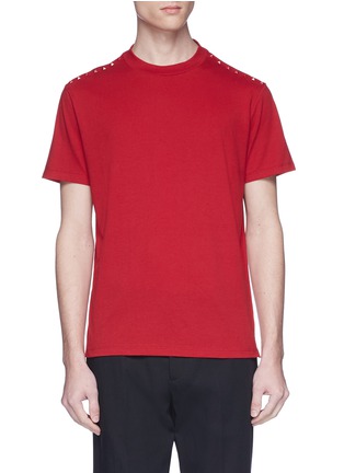 Main View - Click To Enlarge - VALENTINO GARAVANI - 'Rockstud Untitled 09 Rosso' T-shirt