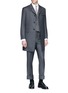 Figure View - Click To Enlarge - THOM BROWNE  - Wool twill coat