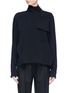 Main View - Click To Enlarge - VICTORIA BECKHAM - Strap high neck chest pocket top