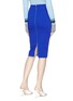 Back View - Click To Enlarge - VICTORIA BECKHAM - Zip back pencil skirt