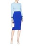 Figure View - Click To Enlarge - VICTORIA BECKHAM - Zip back pencil skirt