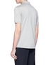 Back View - Click To Enlarge - THOM BROWNE  - Stripe pocket polo shirt
